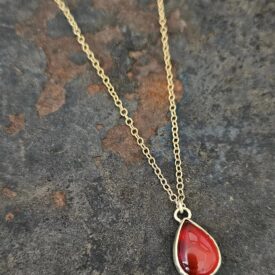 Carnelian Drop Pendant