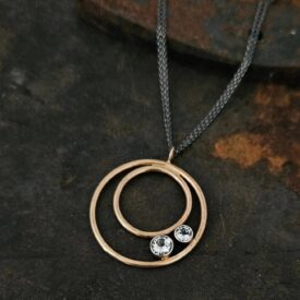 Gold Celestial Pendant Custom Jewllery Nz